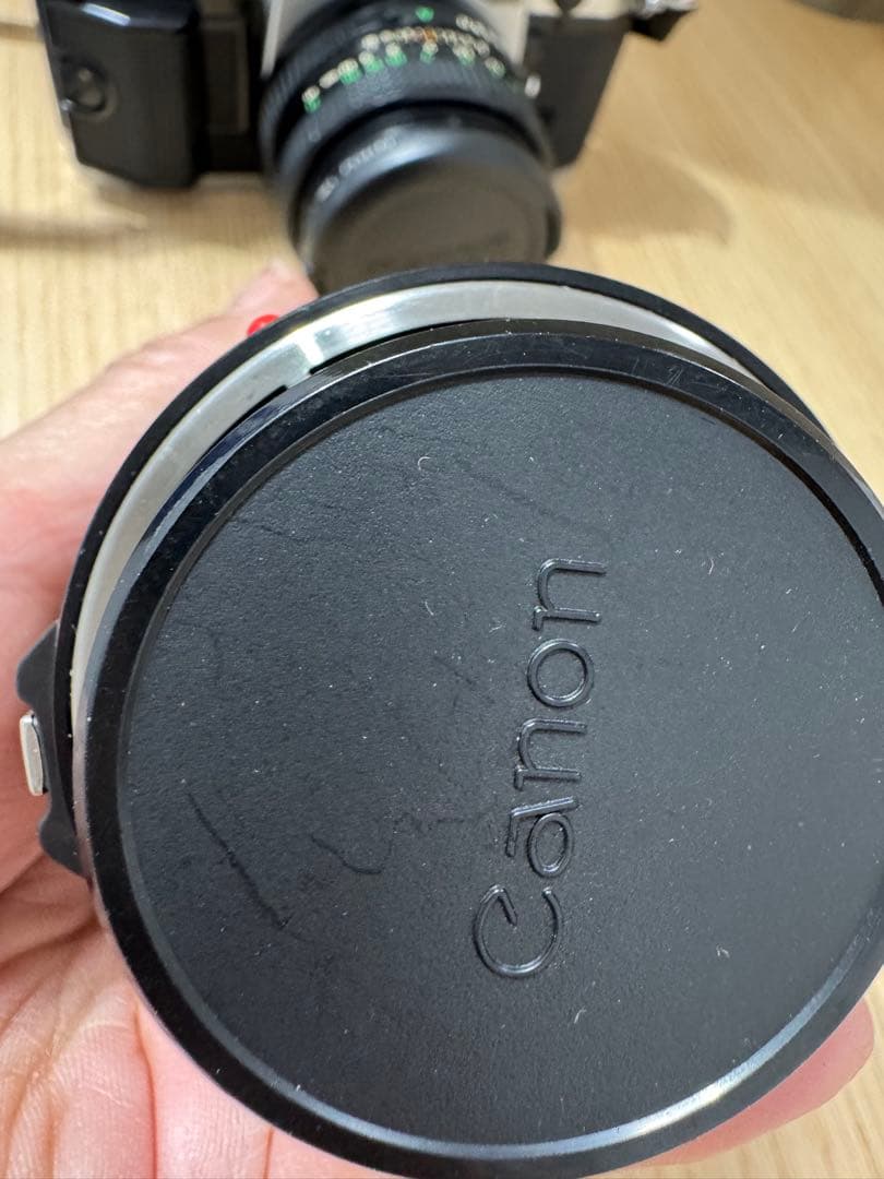 Canon AE-1 フィルムカメラ + Nikonレンズ