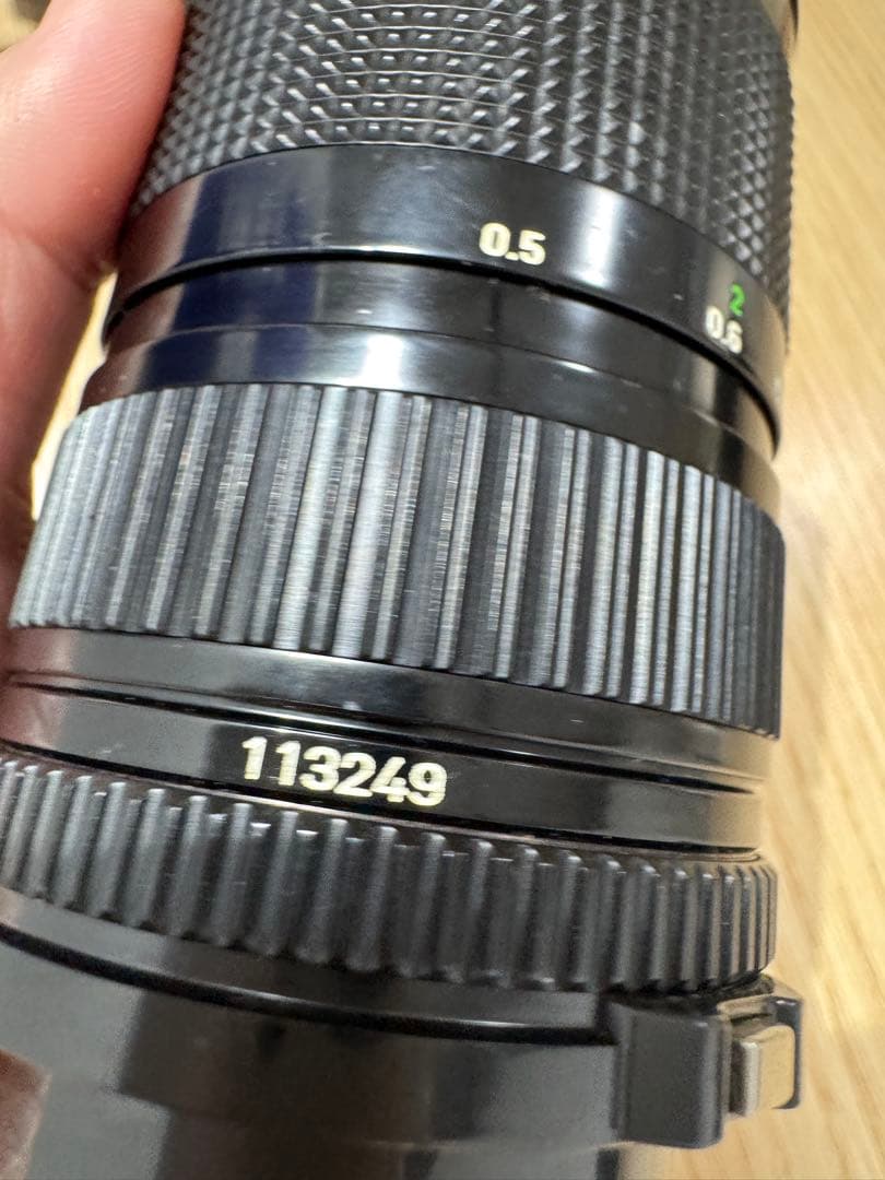 Canon AE-1 フィルムカメラ + Nikonレンズ