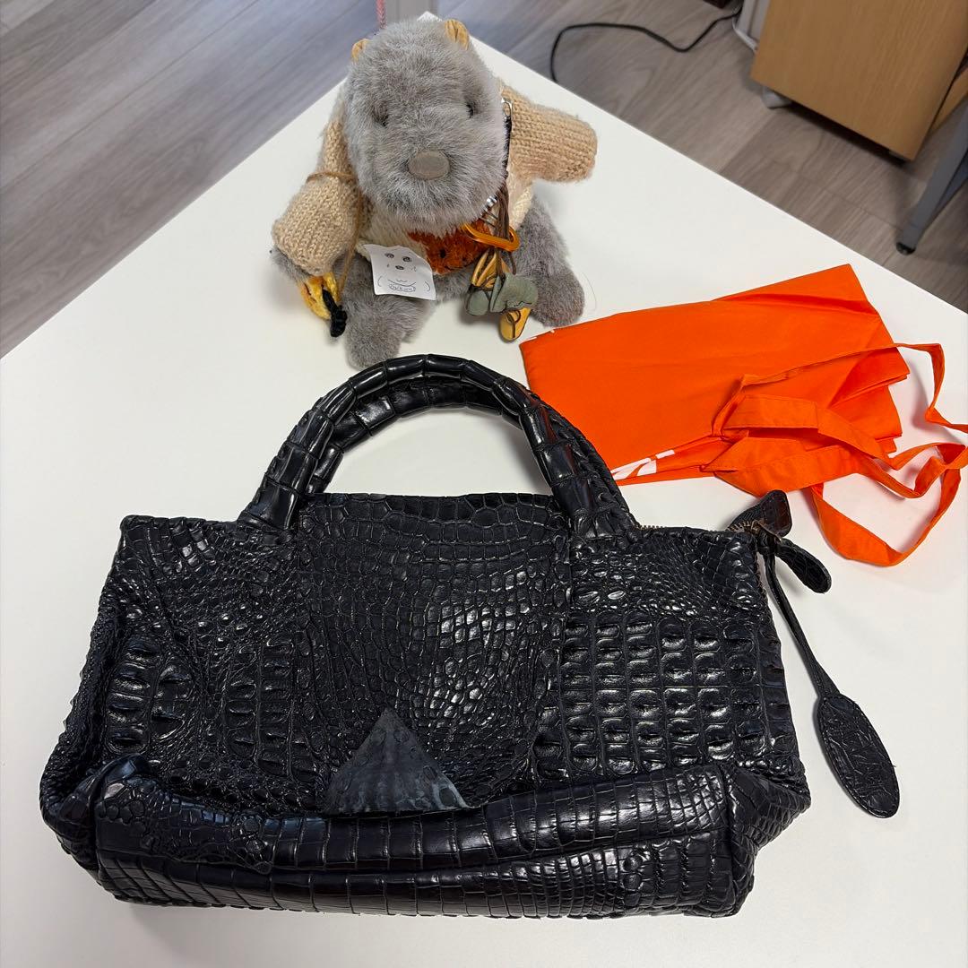 IBIZA ブラック　ハンドバッグ　美品！