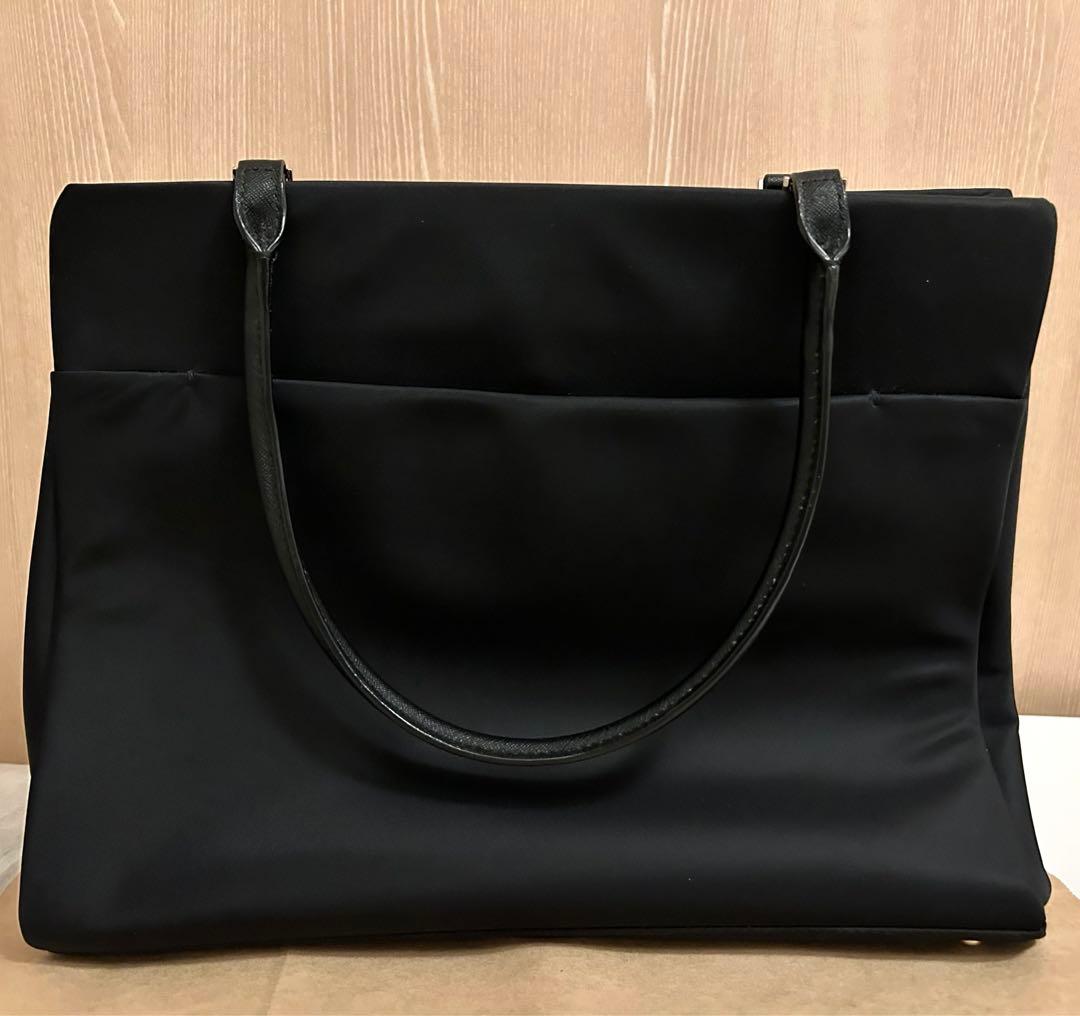 kate spade 黒 ナイロン ビジネスバッグ