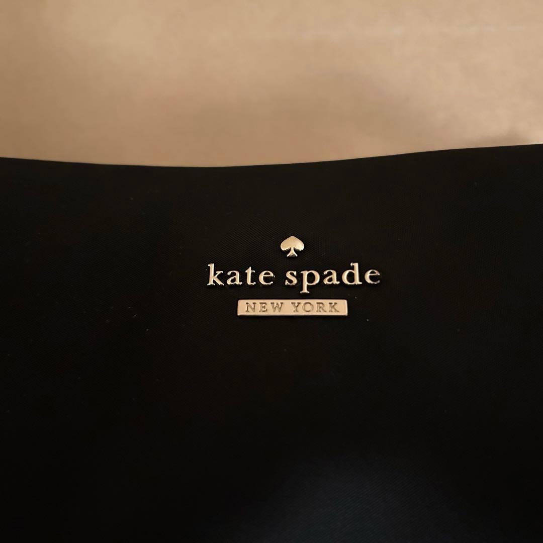 kate spade 黒 ナイロン ビジネスバッグ