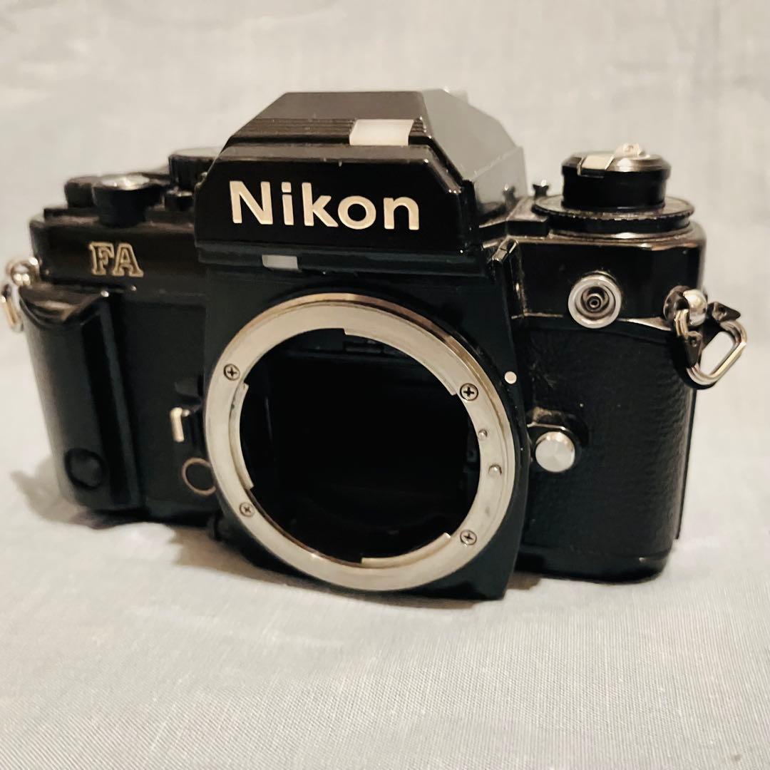 Nikon FA EF 一眼レフカメラ ブラック フィルム　2個セット　ジャンク