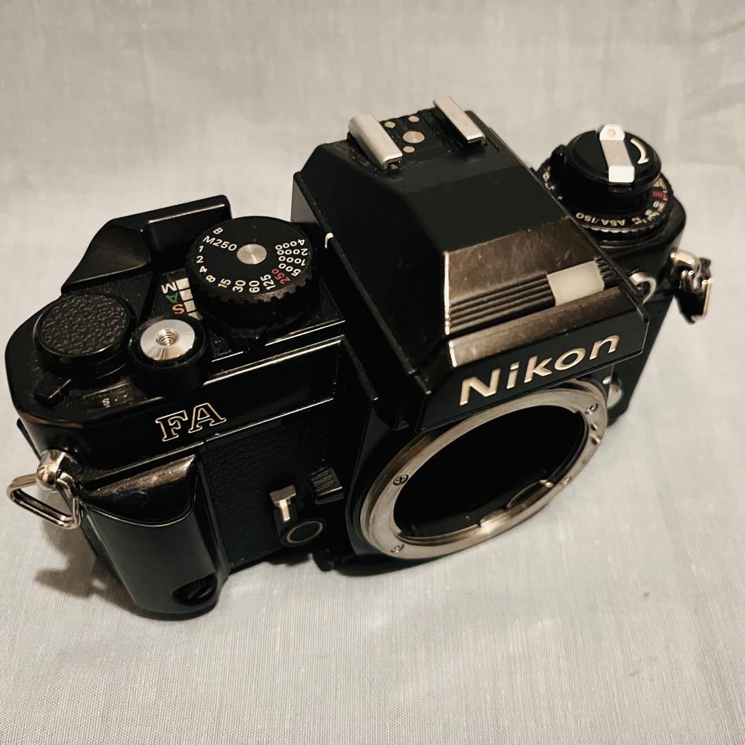 Nikon FA EF 一眼レフカメラ ブラック フィルム　2個セット　ジャンク