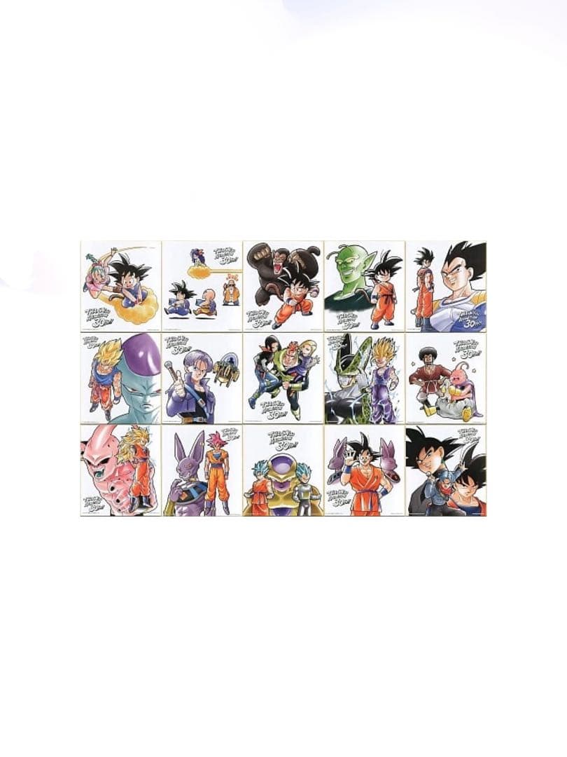 30周年記念色紙  「一番くじ doragonball～アニメ30周年記念～」