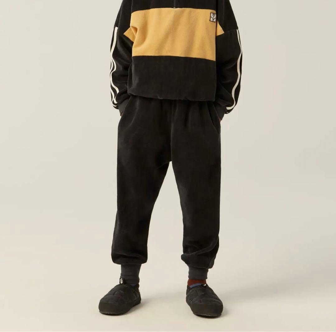 ボトムス・スパッツ the campamento/Grey Velour Jogging 3y