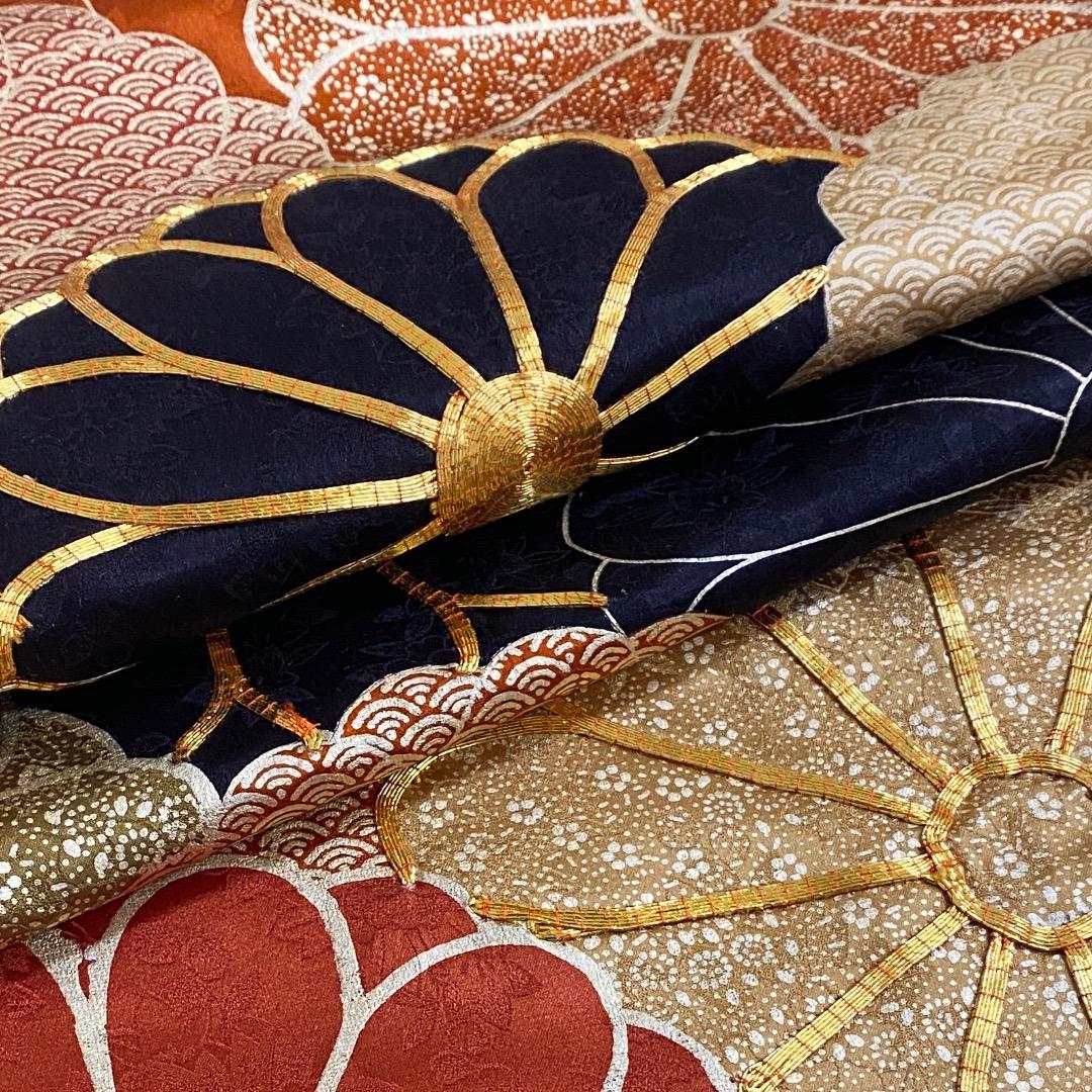 ⭐︎K0858 美品 逸品 豪華 古典 金彩 金駒刺繍 正絹 振袖