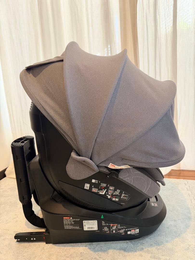 AILEBEBE 回転式チャイルドシート グレー　クルット4i ISOFIX