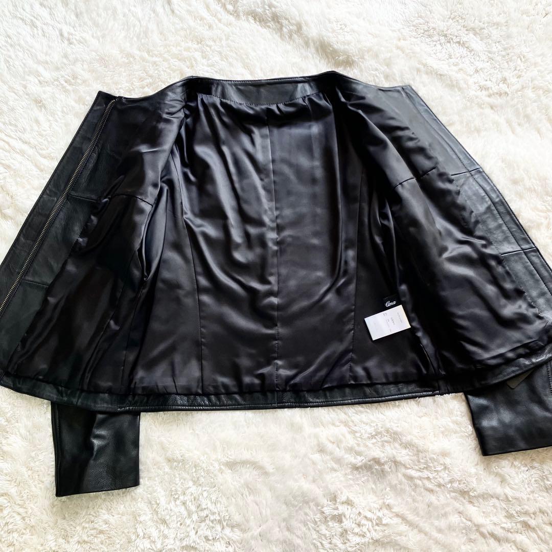 えびすさま　 【新品未使用】ポッシュアロマ　レザージャケット　シングルライダース