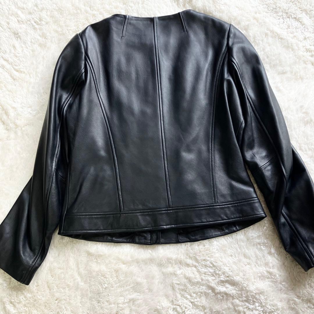 えびすさま　 【新品未使用】ポッシュアロマ　レザージャケット　シングルライダース