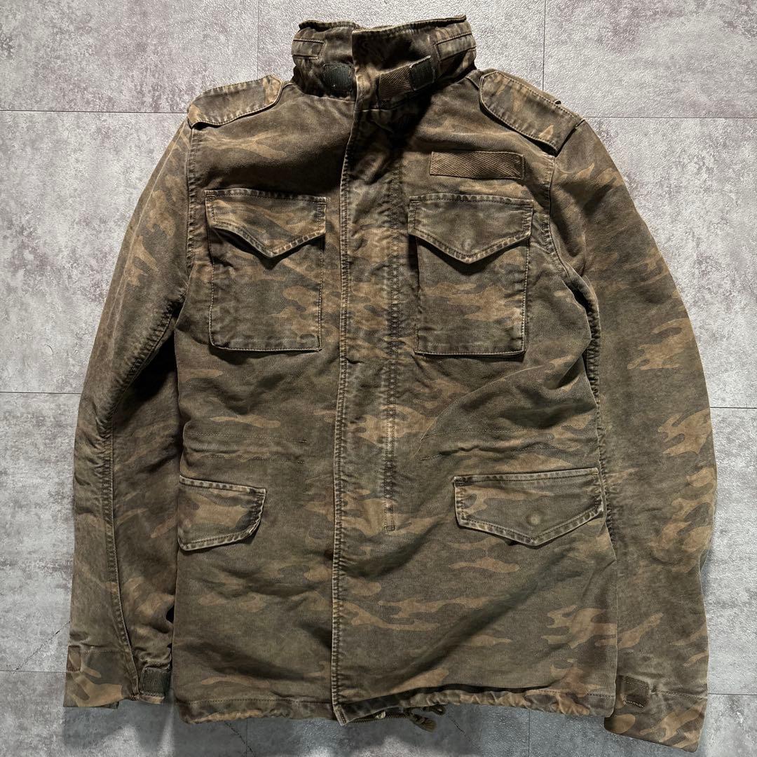 AKM COLD WEATHER jacket ライナー付き　M カモ柄m-65
