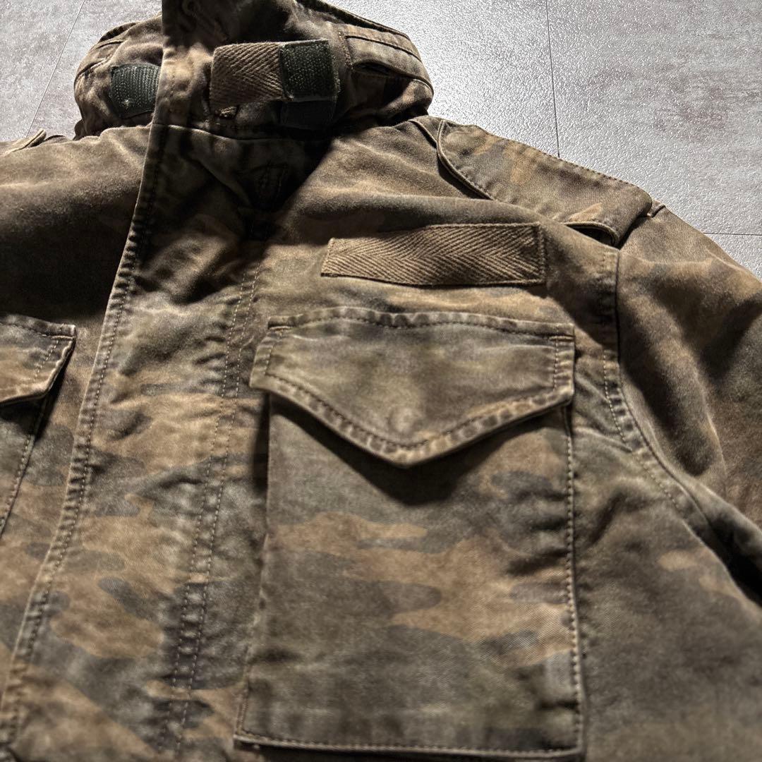 AKM COLD WEATHER jacket ライナー付き　M カモ柄m-65