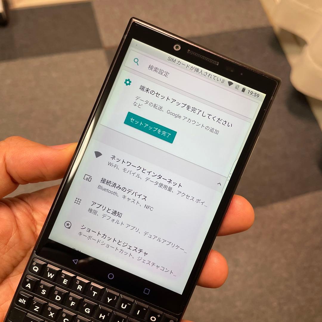 【美品】ブラックベリーKEY2 128GB ＋ケース