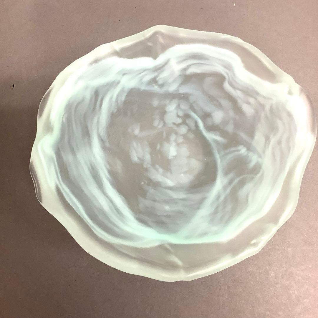 と*ち様 【美品‼︎】橋田喬平 手吹 ガラス皿 吹向付 小鉢 4枚セット