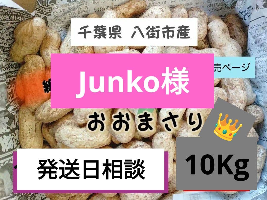 千葉県　八街産　掘りたて　おおまさり　生落花生　10Kg