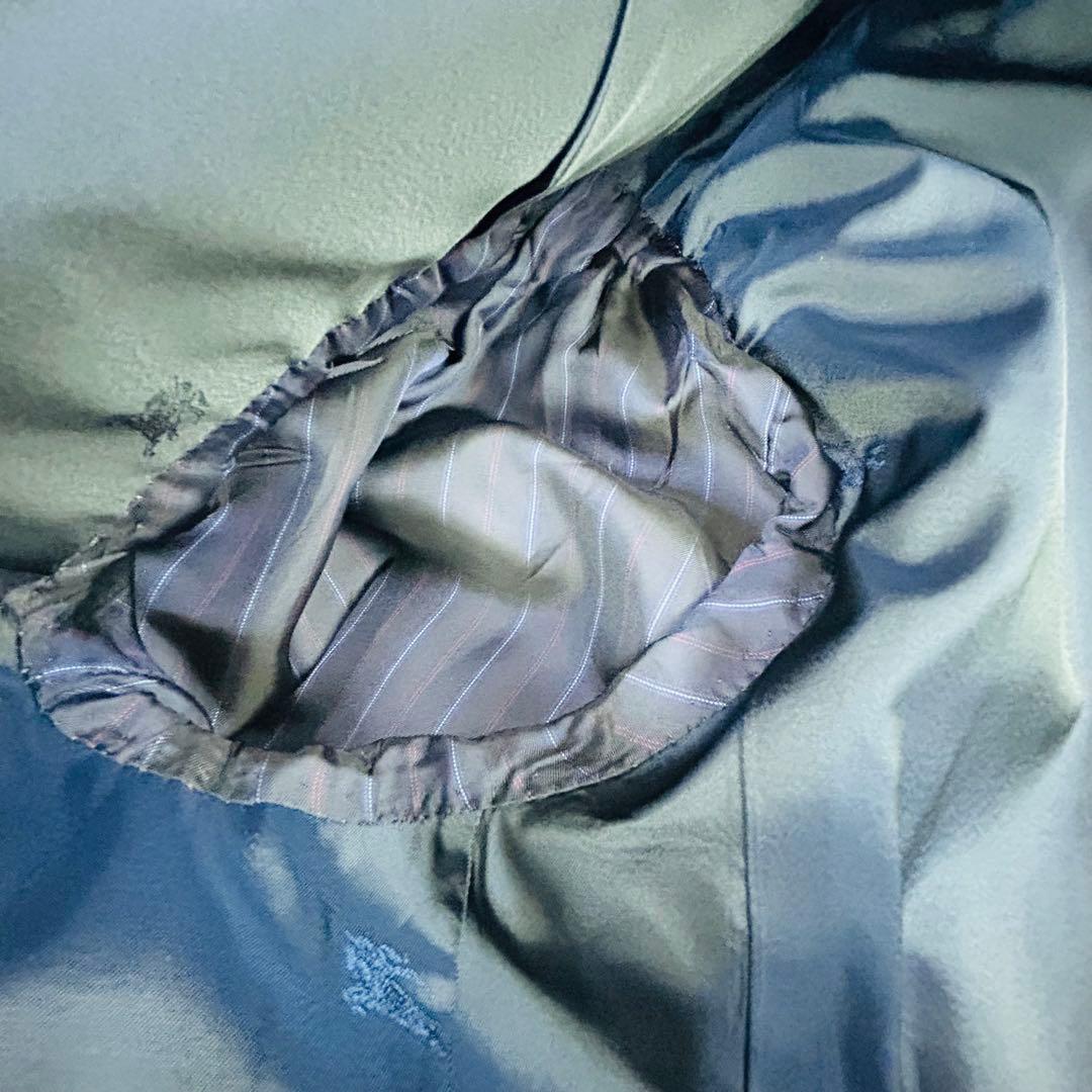 美品　バーバリー Burberryrs ダブルジャケット　紺ブレ　金ボタン