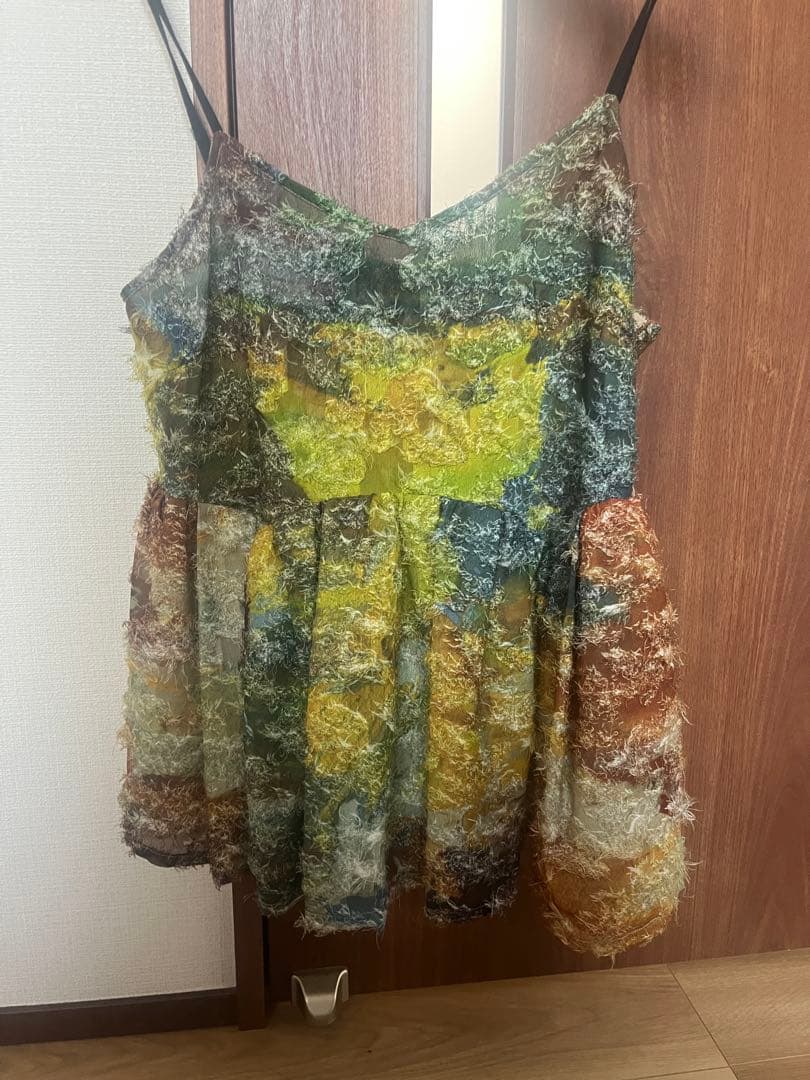 MEDI RACHEL FLUFFY ART CAMISOLE アメリ