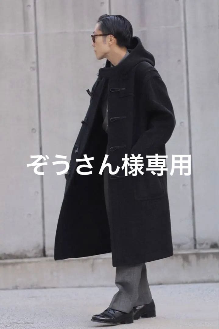 INVERTERE インバーティア ダッフルコート ジョシュアエリス 黒 40