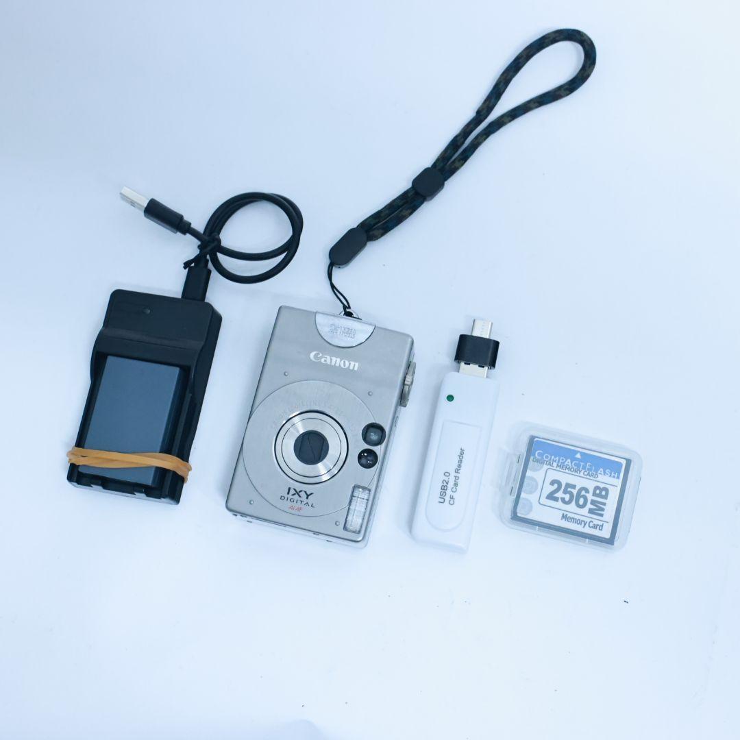 スマホ転送可 デジタルカメラ　Canon IXY DIGITAL　カード等付