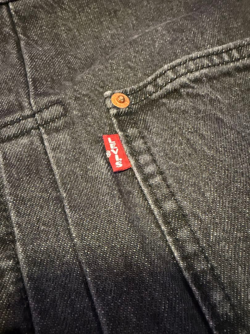 Levi's 1st 大戦モデル 先染め ブラックデニム Gジャン