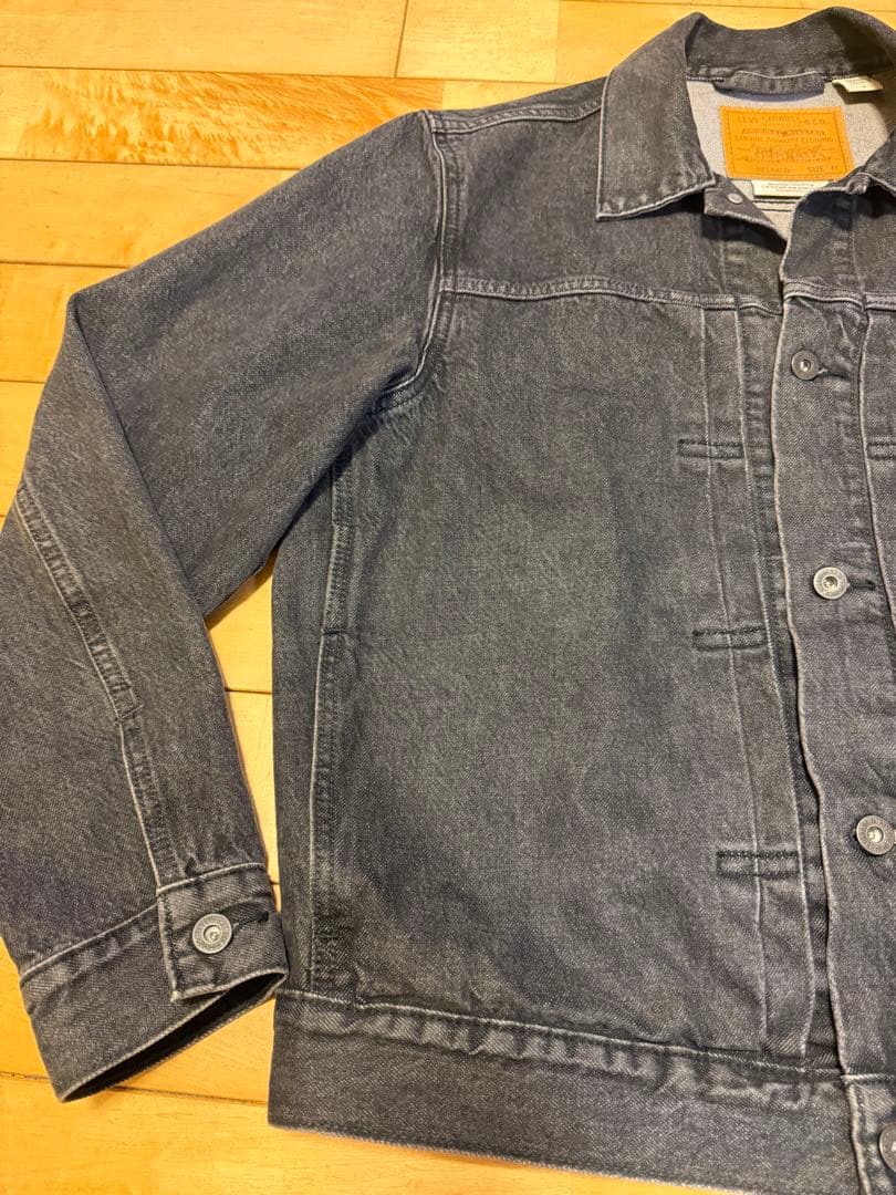 Levi's 1st 大戦モデル 先染め ブラックデニム Gジャン