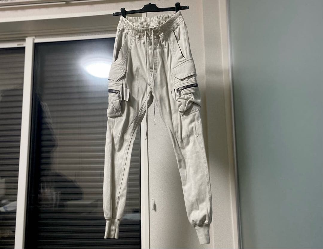 パンツ Rick Owens mastodon cargo pants ba PEARL
