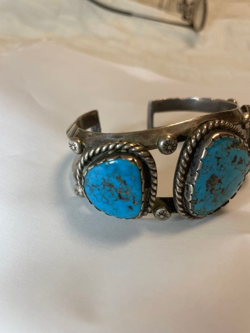 ターコイズストーン シルバーバングル