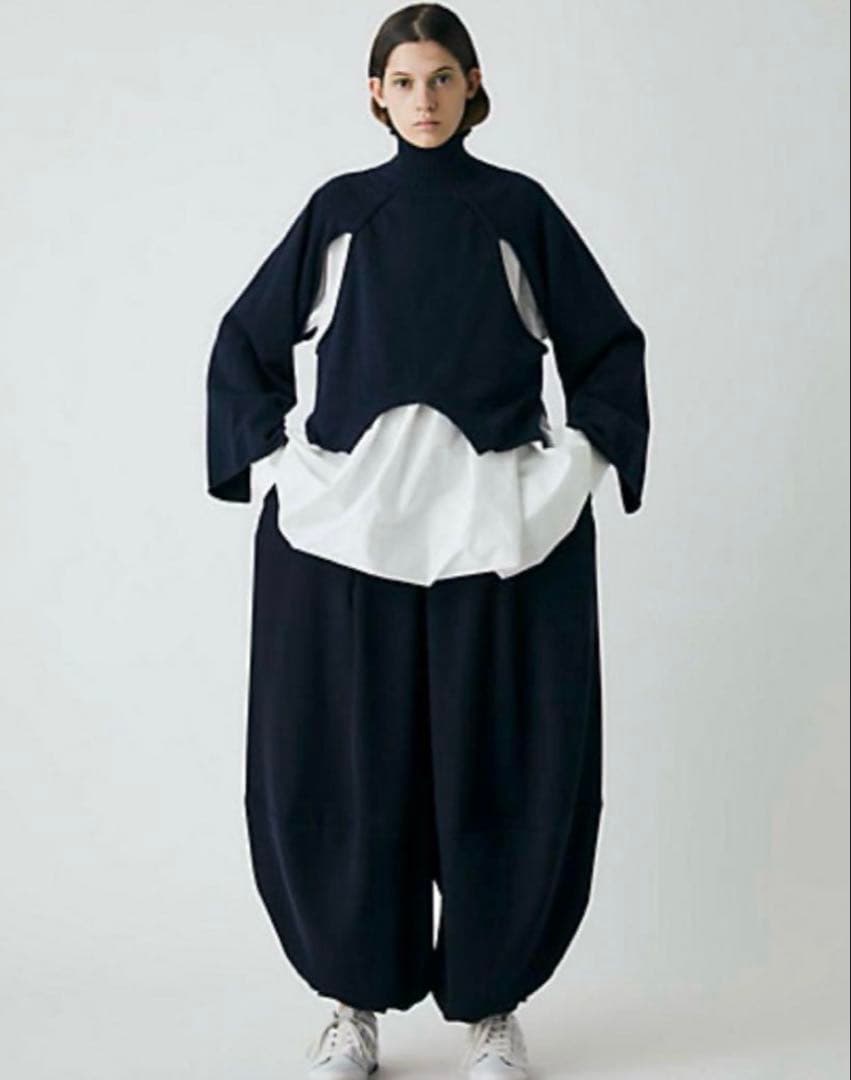 ENFOLD ミリオーネ クロップドバルーンPANTS ※カラーはブラック