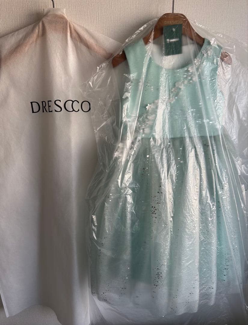 DRESCCO・ミントグリーンシルバー リバードレス