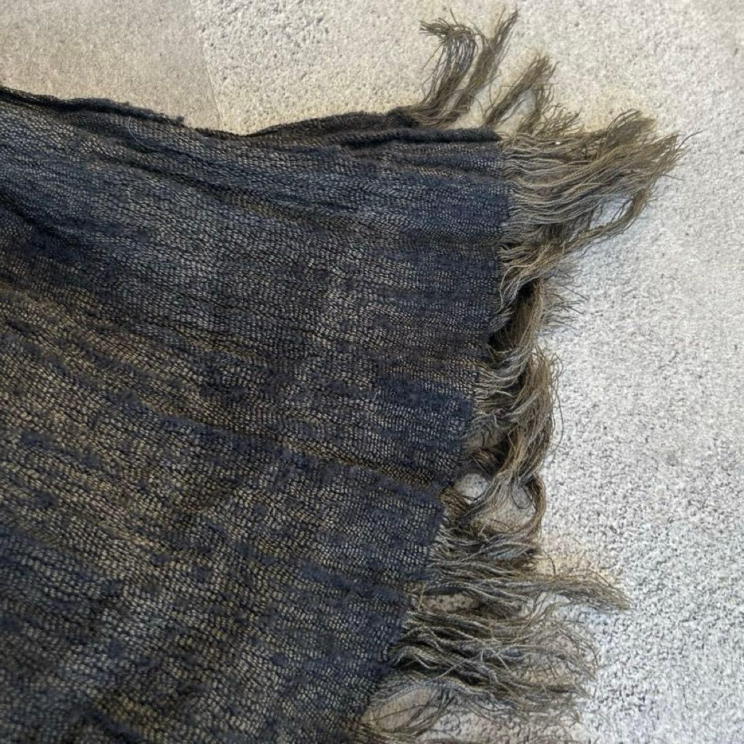 ISSEY MIYAKE MEN✨大判 ストール シルク混 シワ加工