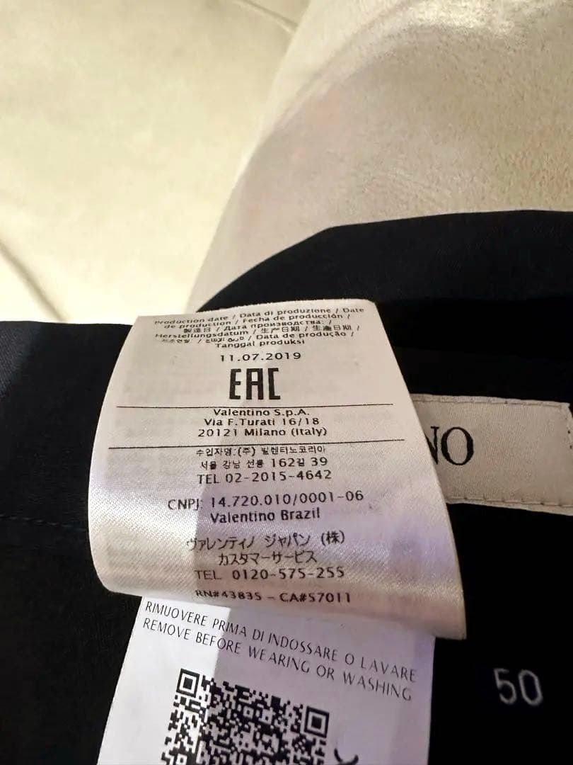 VALENTINOヴァレンティノ19aw ウールモヘアスラックス