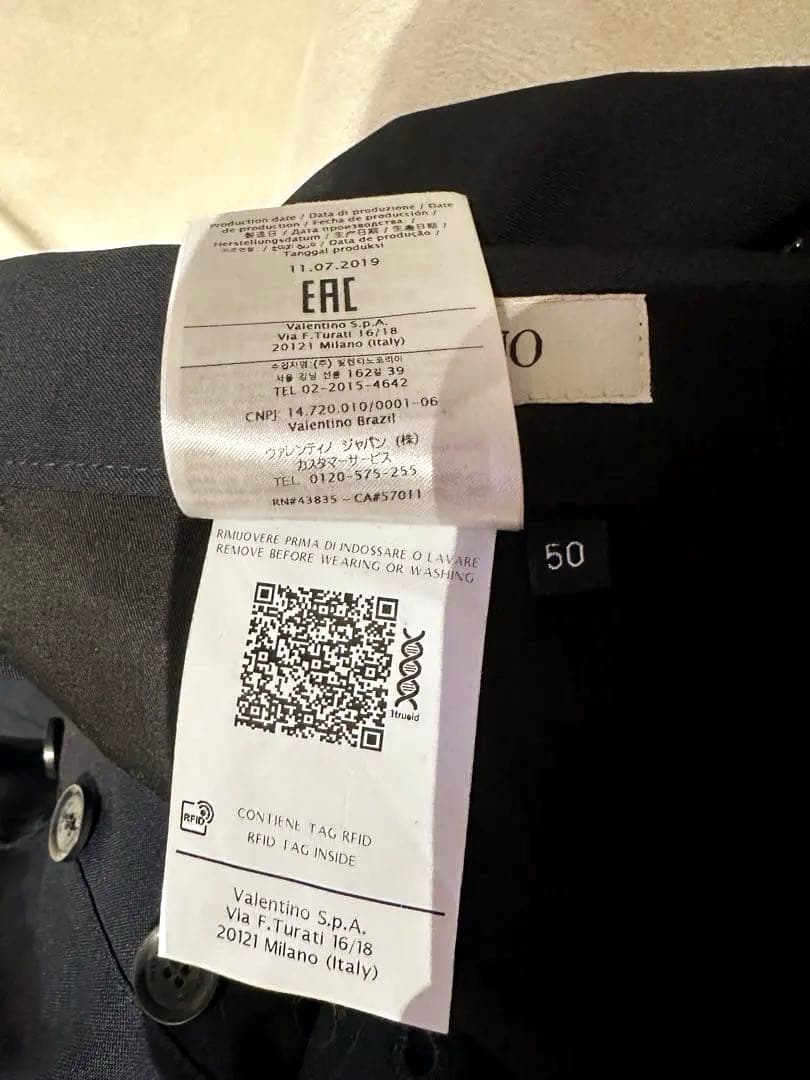 VALENTINOヴァレンティノ19aw ウールモヘアスラックス