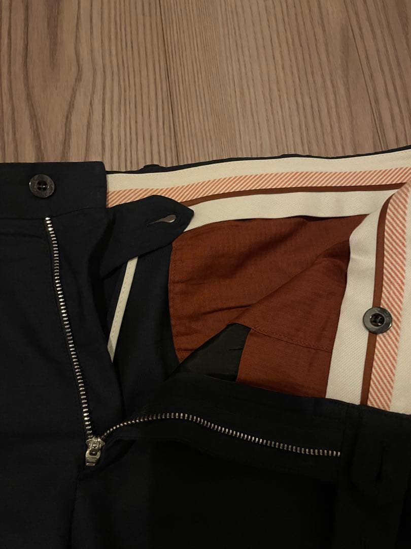 特別価格　ロロピアーナ　LOLO PIANA スラックス　パンツ　54 ネイビー