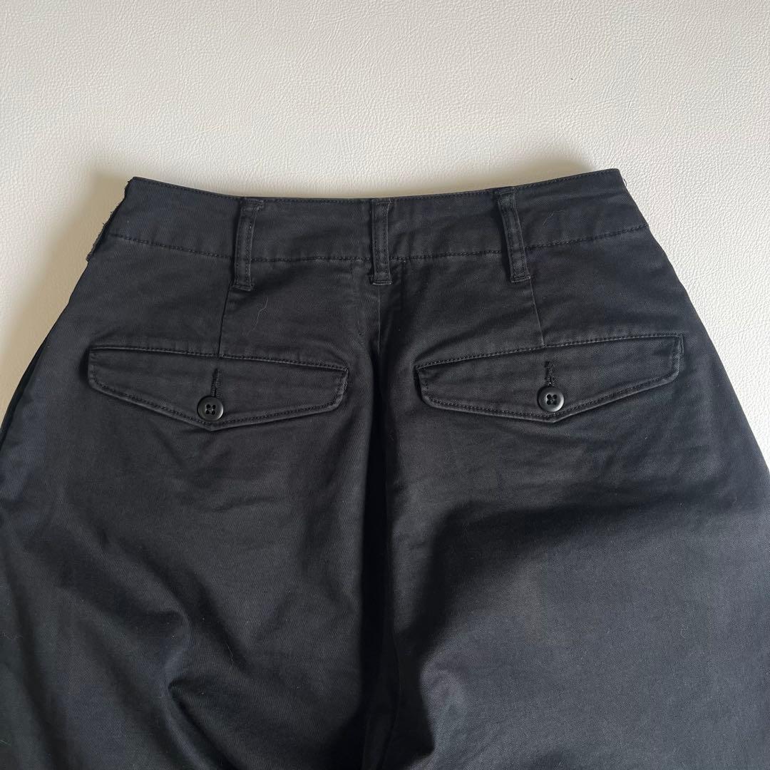 ロンハーマン　ワイドチノパンツ　RHC　ブラック　ボリューム　デニム　スラックス