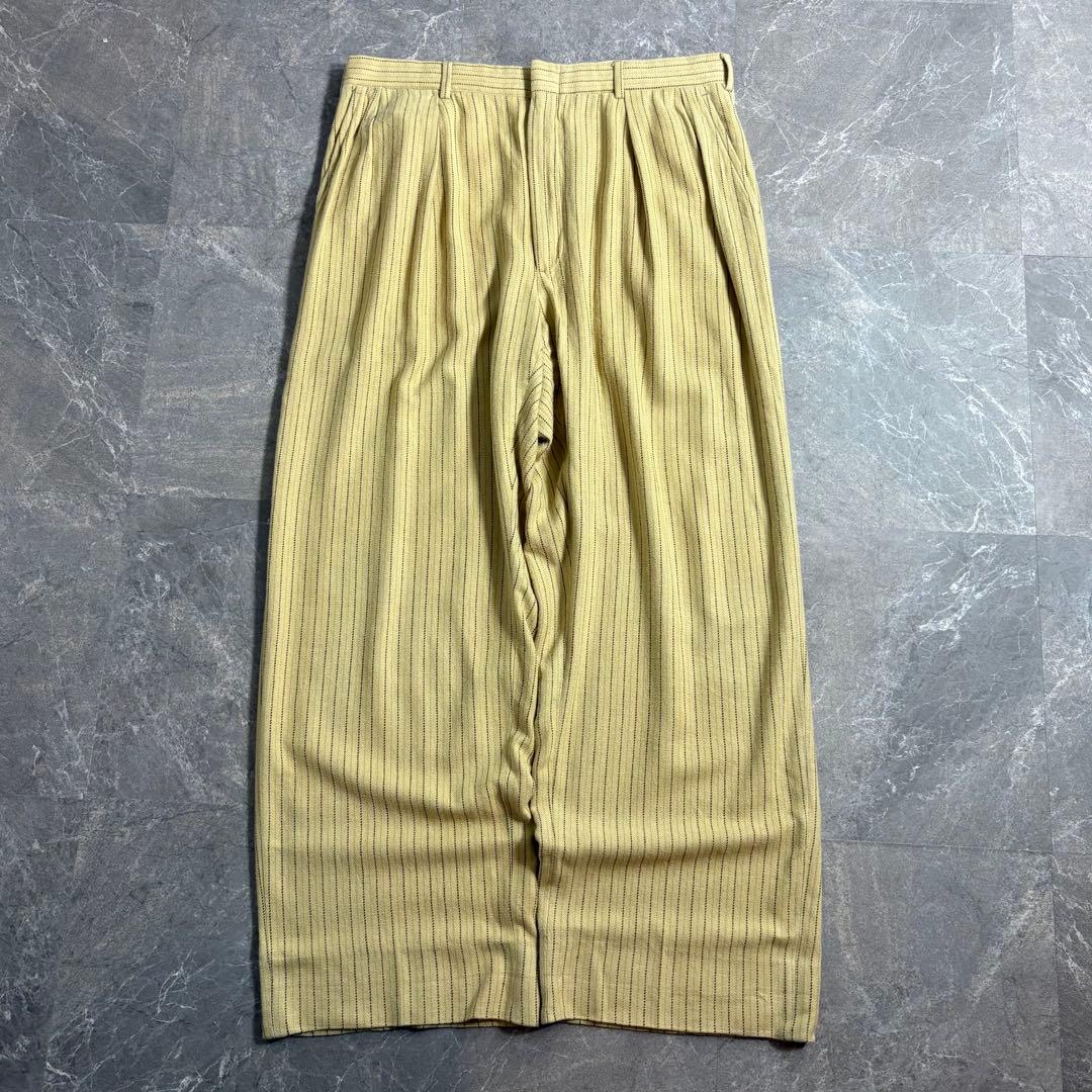 パンツ 90s Ralph Lauren baggy stripe slacks