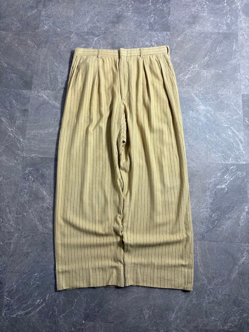 パンツ 90s Ralph Lauren baggy stripe slacks
