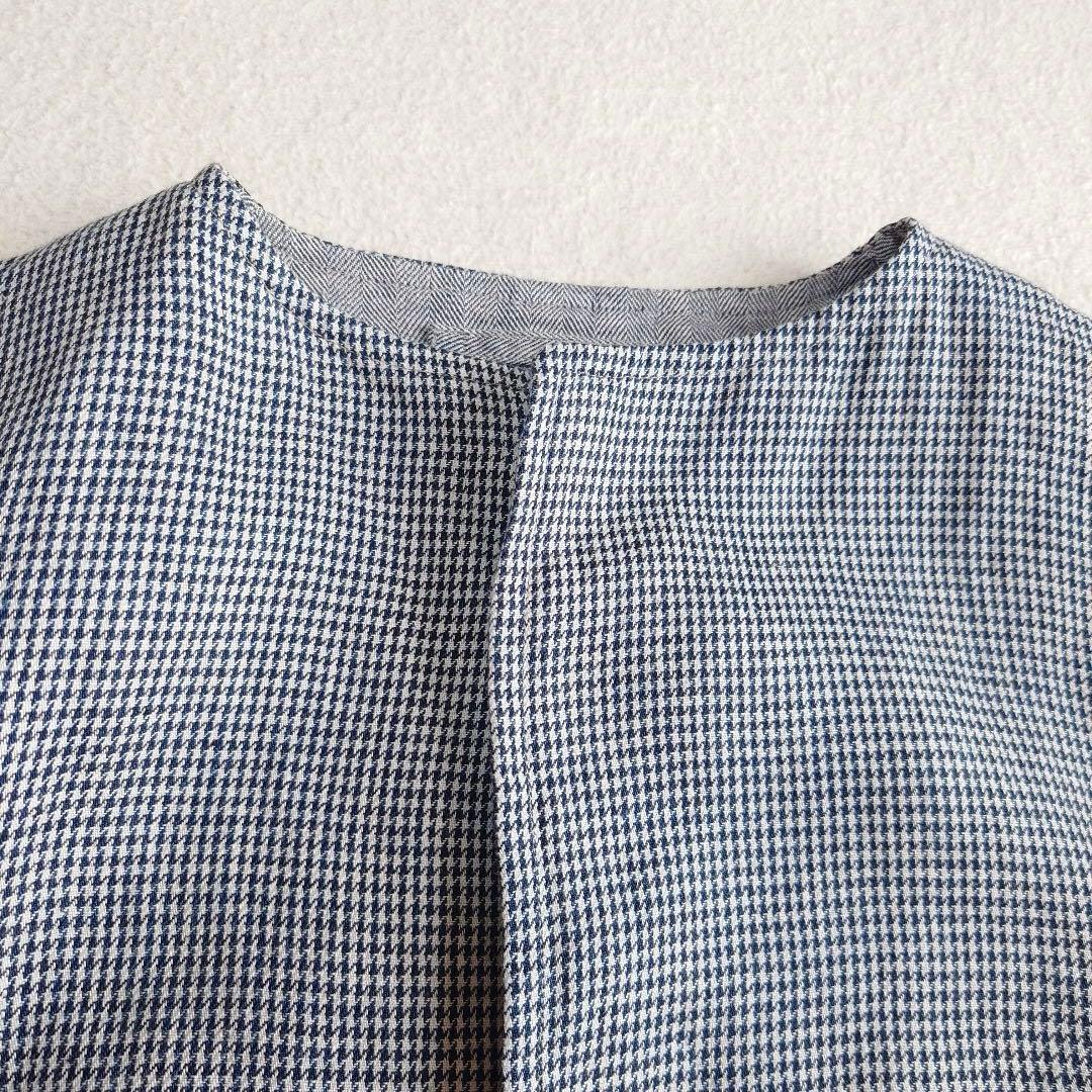 45R リネンのツイードジャケット　45rpm