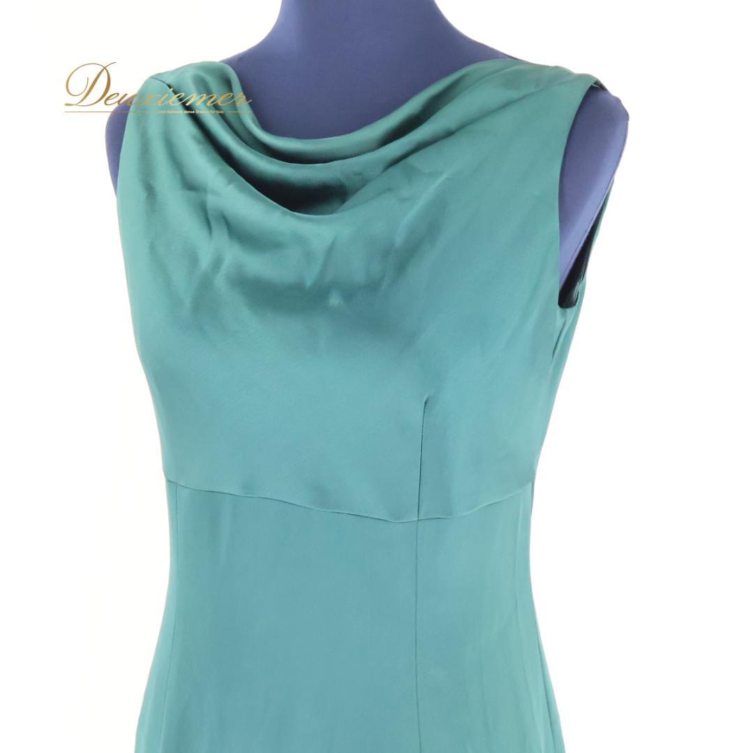 【日本製 パーティドレス】グリーン Primish 東京ソワール ワンピース 緑