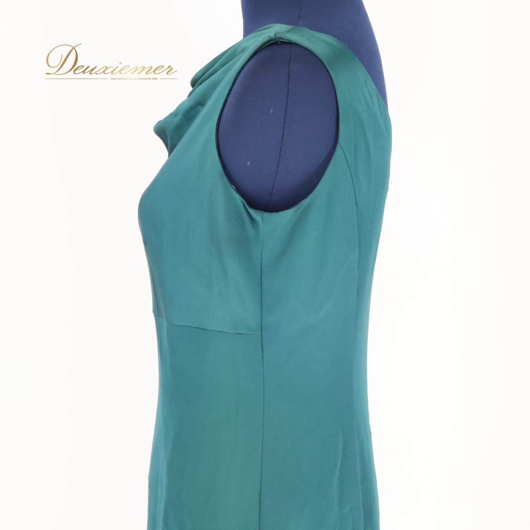 【日本製 パーティドレス】グリーン Primish 東京ソワール ワンピース 緑