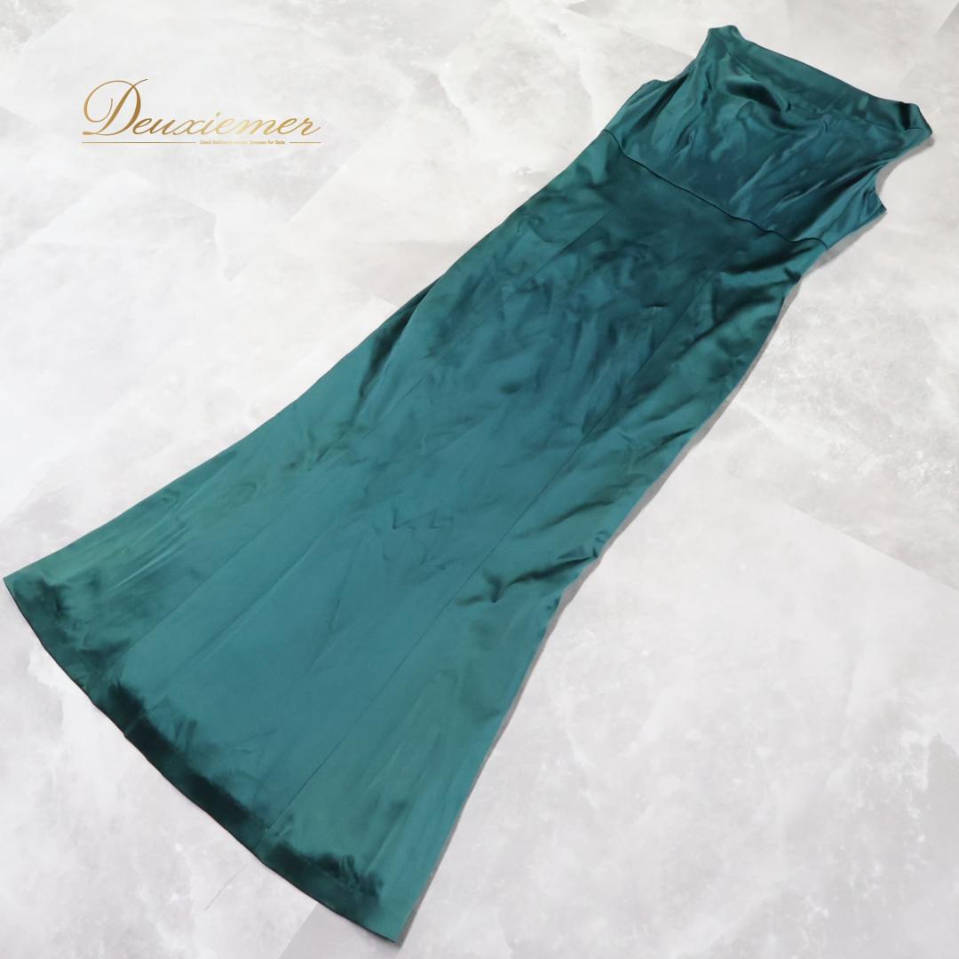 【日本製 パーティドレス】グリーン Primish 東京ソワール ワンピース 緑