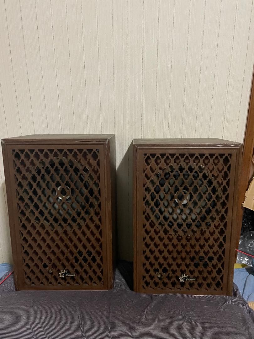 Sansui 木製フロアスタンディングスピーカー ペア