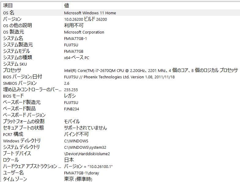 富士通 LIFEBOOK AH77/G Windows11/Office2013