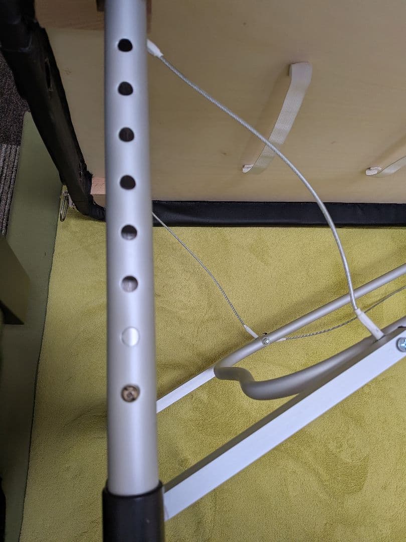 折りたたみ式 マッサージベッド ブラック ブラック