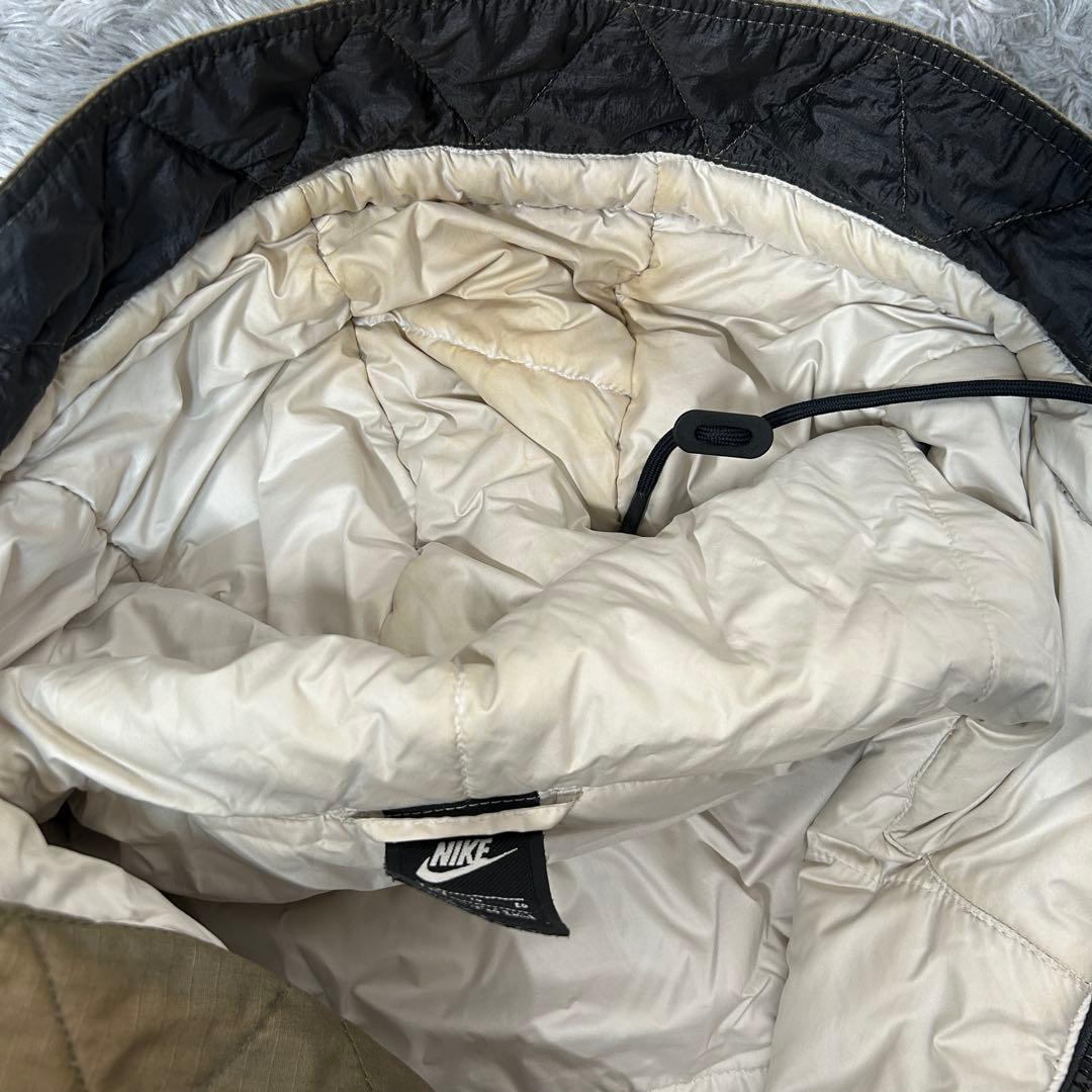 NIKE ナイキ モッズコート ドローコード 中綿ジャケット オリーブ NSW