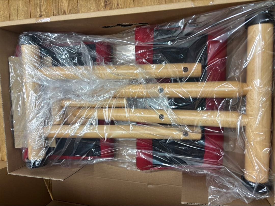 【新品未使用】STOKKE ストッケ バランスチェア ブァリエール レッド