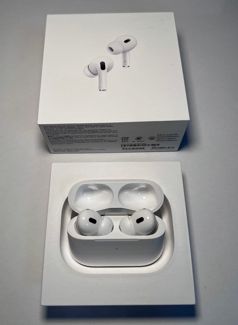 【新品同様・保証期間】AirPods Pro 第2世代 本体・バッテリーケース