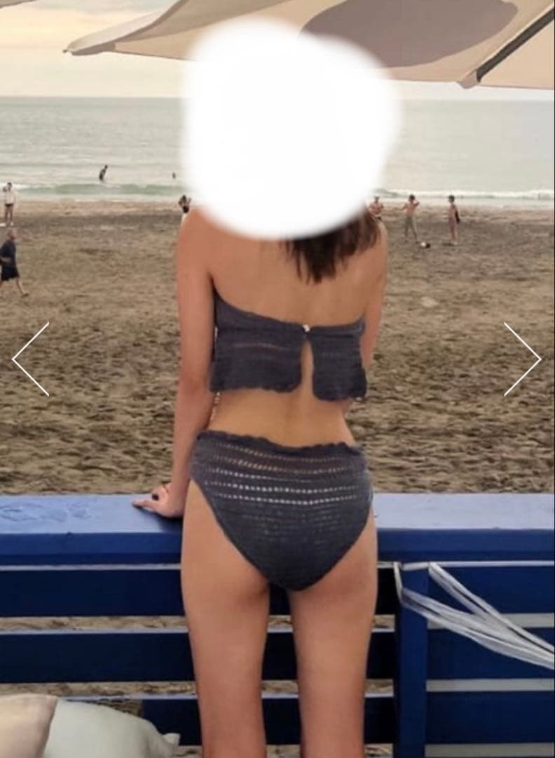 【Ce♡】rienda バイカラークロシェバンドゥカップ bikini