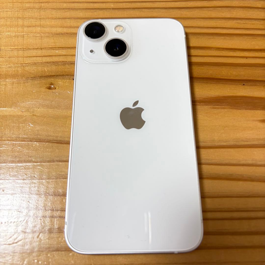 【美品】バッテリー残量多iPhone13 mini 128GB スターライト