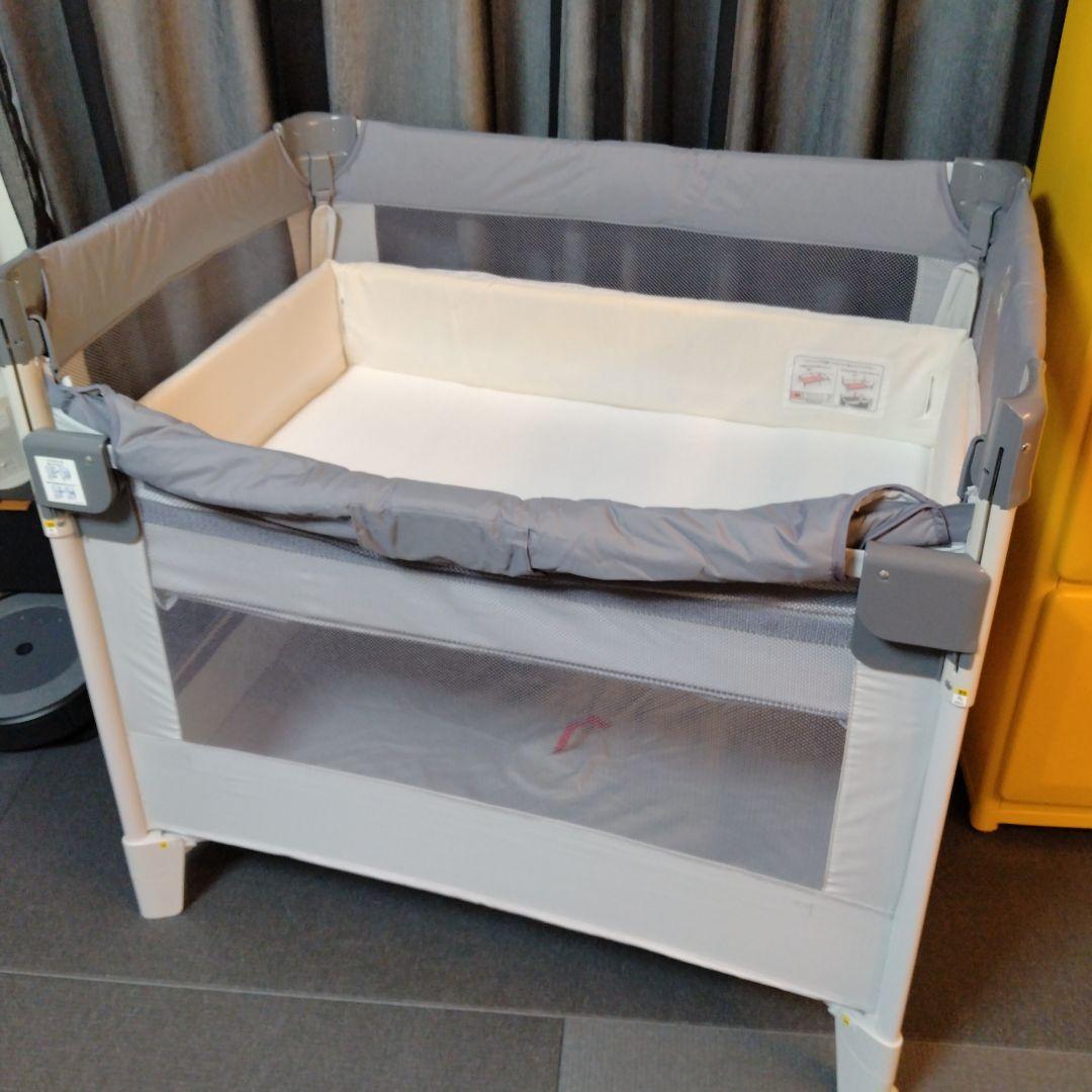 ✨️最上位モデル✨️ アップリカ ココネルエアーAB ベビーベッド グレーベア