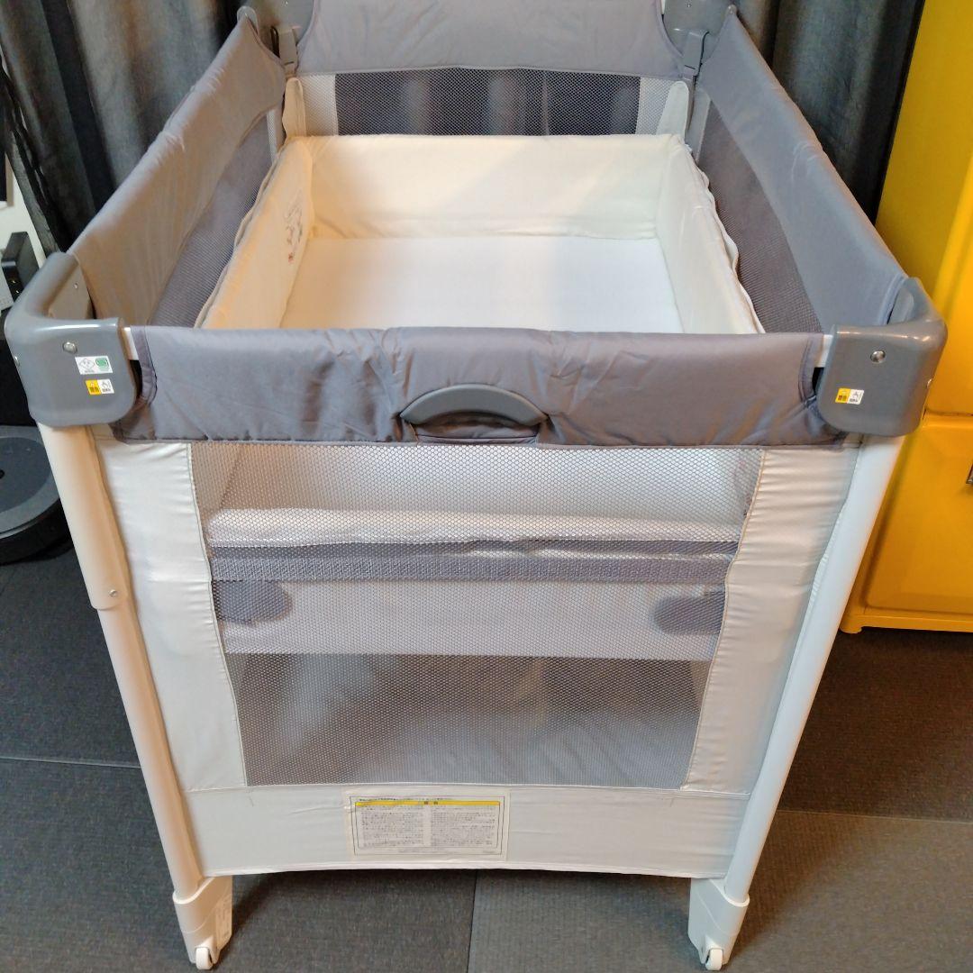 ✨️最上位モデル✨️ アップリカ ココネルエアーAB ベビーベッド グレーベア