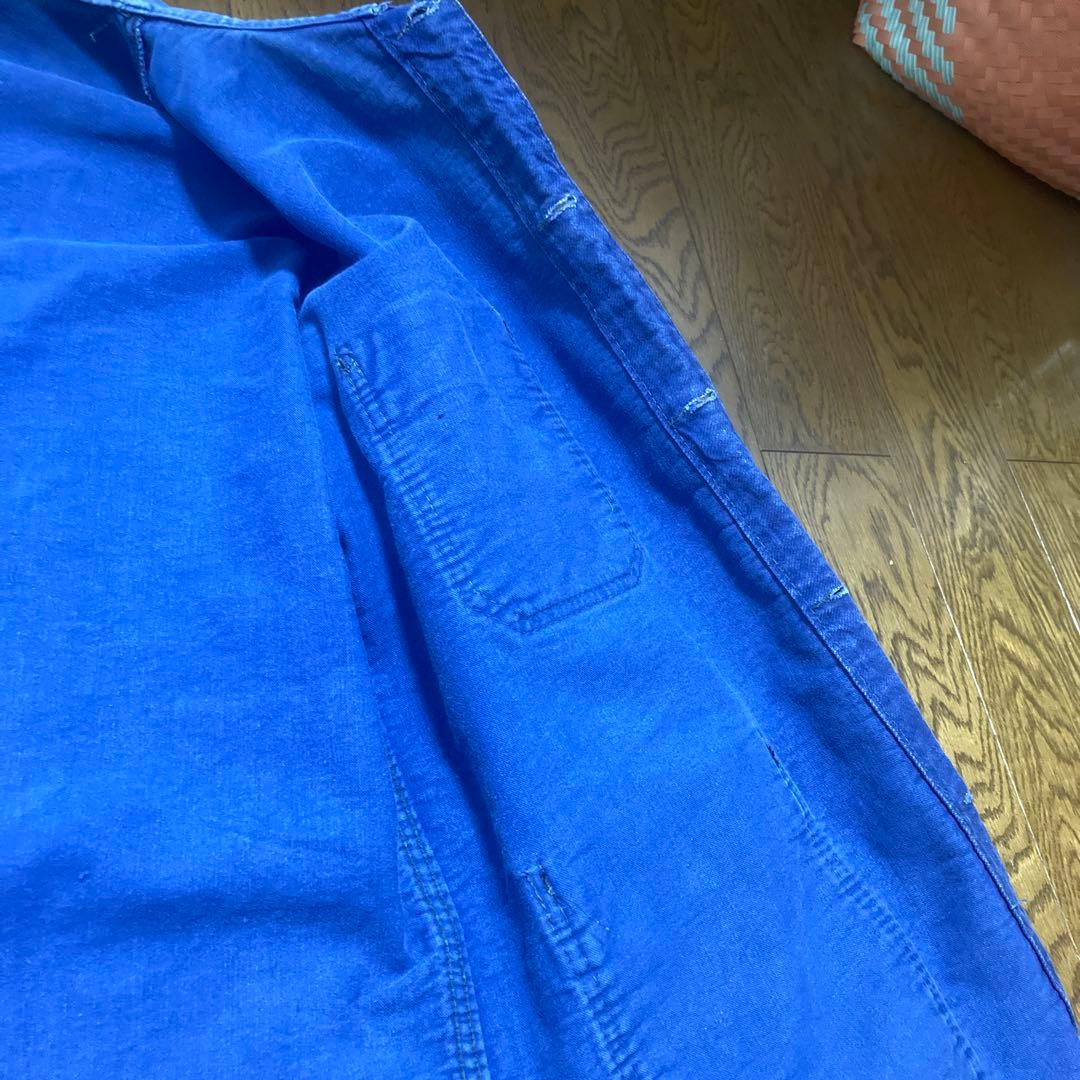 最終価格です　70年代　フレンチモールスキン　カバーオール